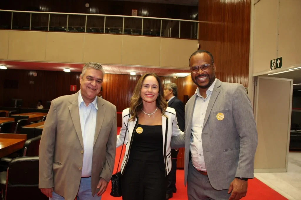 Rodrigo Cançado, Ludmilla Cortes e Rodrigo Avelino