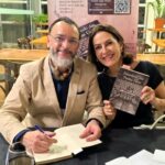 Dan Berg e a jornalista Cristina Graemi
