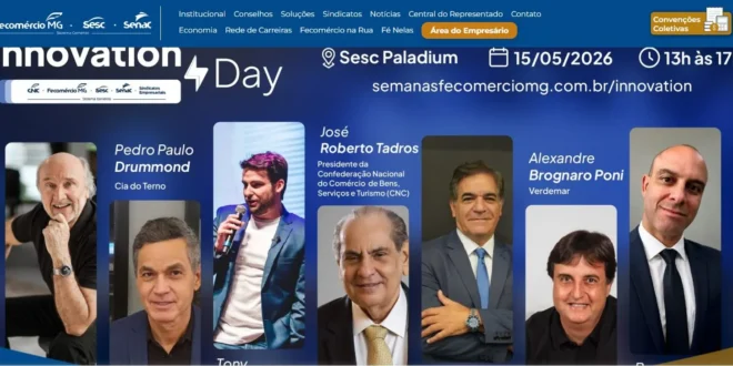 Innovation Day transforma BH em polo nacional de inovação, IA e o futuro do comércio - Sexta-feira (15/05)