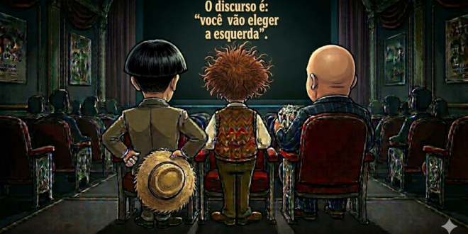 Os três patetas da direita, um mineiro e dois paranaenses.