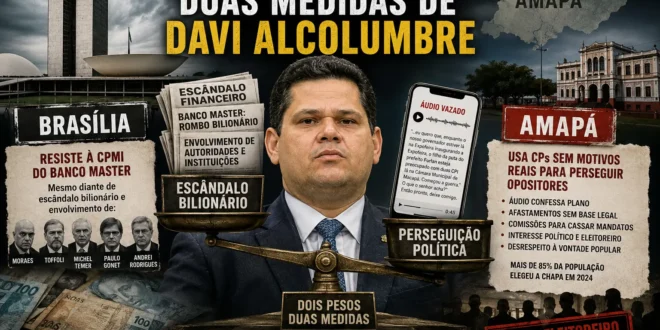 Em Brasília, silêncio sobre o Banco Master. No Amapá, guerra política declarada