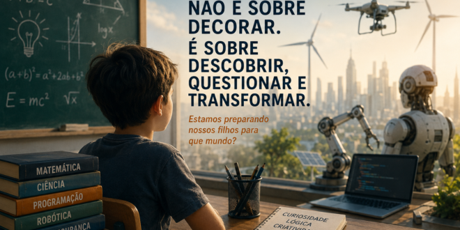 Provocação da Semana: Seu filho está estudando para o futuro ou para um mundo que já não existe?