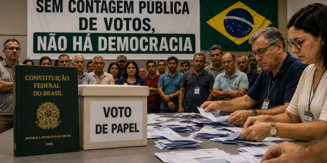 A discussão da contagem pública dos votos