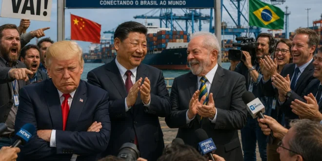Imprensa brasileira: Dois pesos, duas medidas no debate sobre as tarifas internacionais - EUA x China