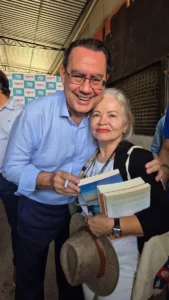 Augusto Cury com Arilda