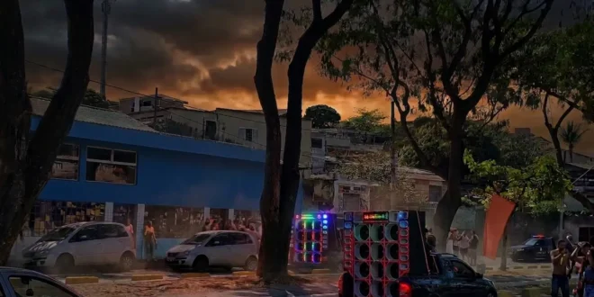 O Inferno do som automotivo na avenida Saramenha no bairro Tupi/Guarani