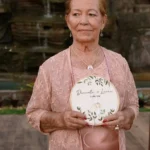 A avó do noivo Celina Fonseca