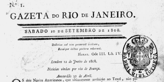 A História do Jornalismo no Brasil – Gazeta do Rio de Janeiro