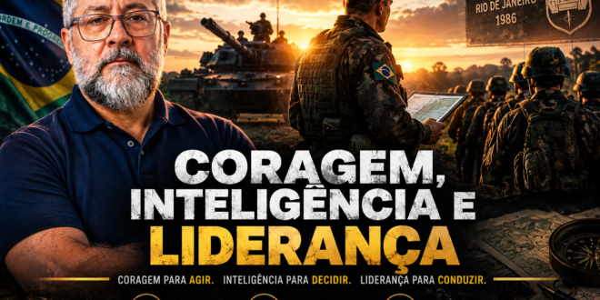 Coragem, inteligência e liderança