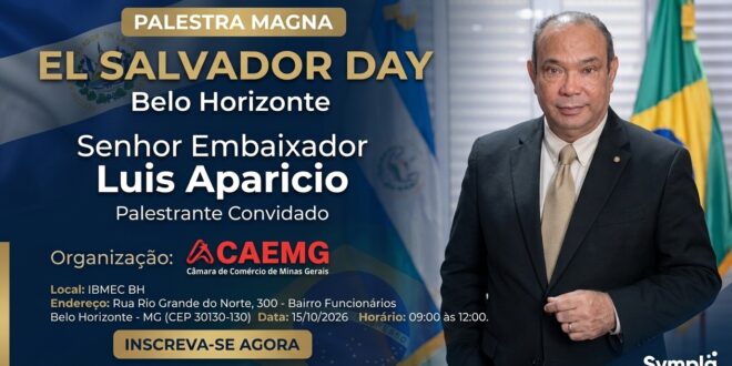 Embaixador de El Salvador participa de evento da CAEMG em Belo Horizonte